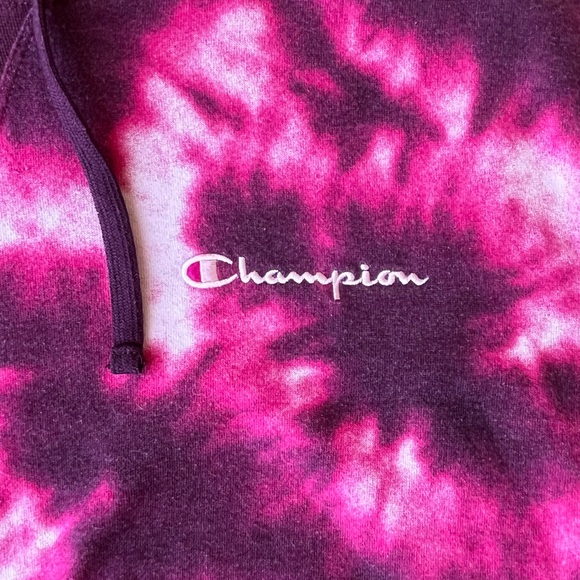Girls Pink Champion Hoodie 🩷🤍 - Picture 3 of 4